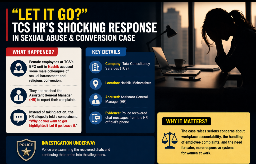 “Let It Go?” Shocking TCS HR Response Sparks Outrage in Abuse Case