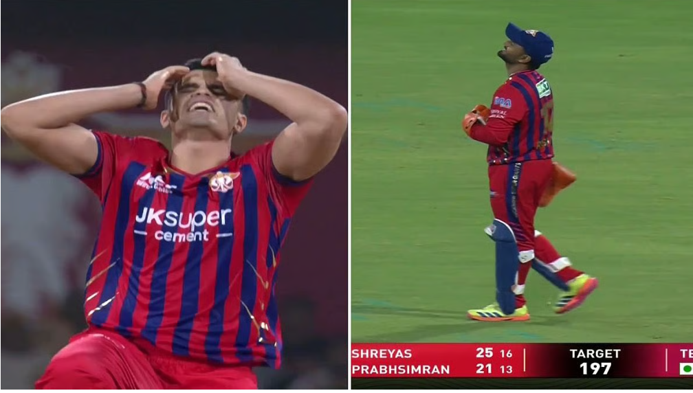 Arjun Tendulkar’s Frustration Goes Viral After Missed Catch on LSG Debut
