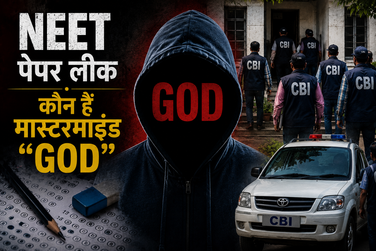 NEET-UG 2026 Leak Probe Deepens as CBI Finds ‘GOD’ Contact