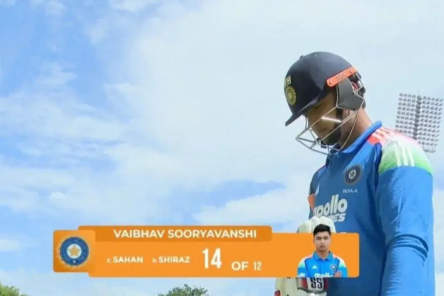 Vaibhav Sooryavanshi’s Lean Patch Continues as Youngster Falls for 21 Against Sri Lanka A