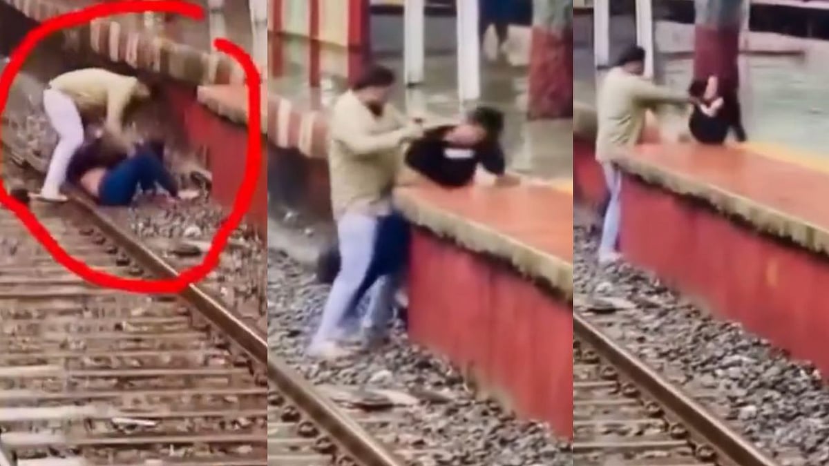 Woman Brutally Assaulted on Mumbai Railway Tracks as Bystanders Look On