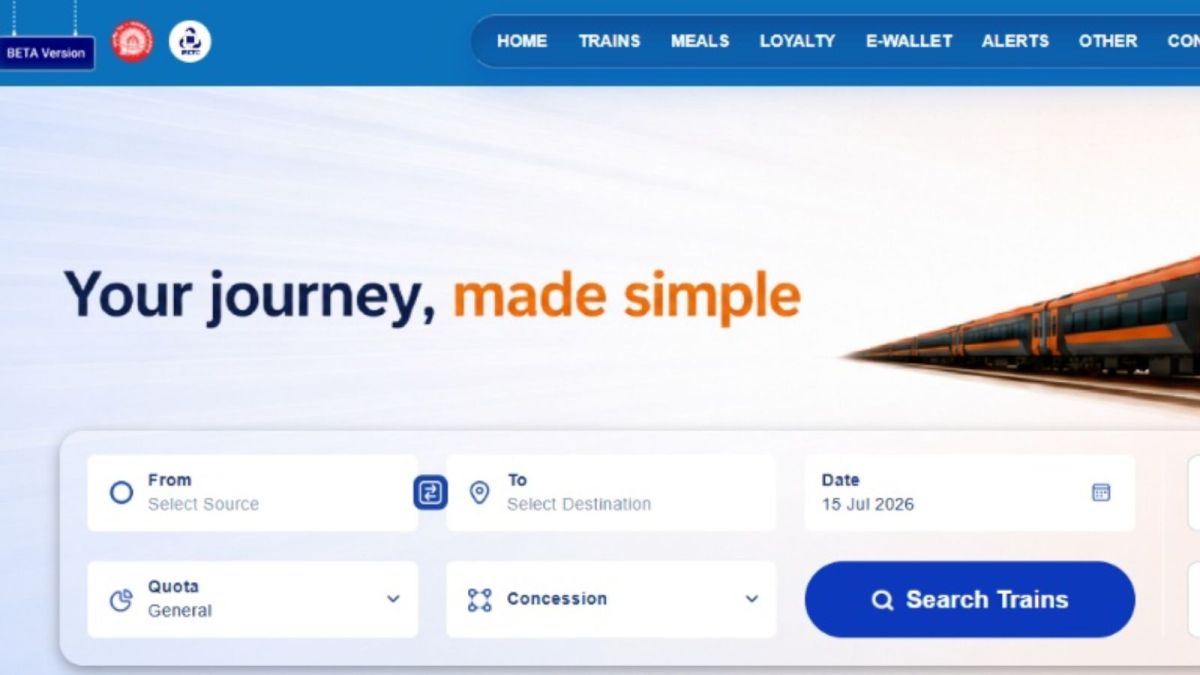 IRCTC Beta Website Promises Faster, Hassle-Free Train Ticket Booking