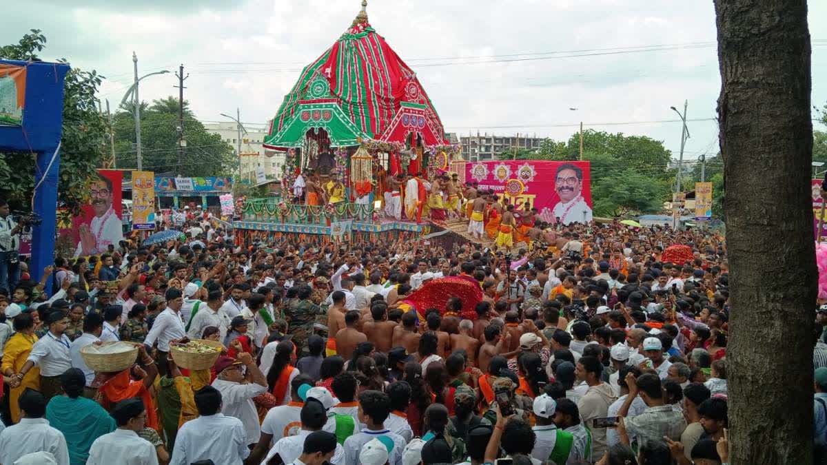 Thousands Gather for Ranchi Jagannath Rath Yatra Celebrations
