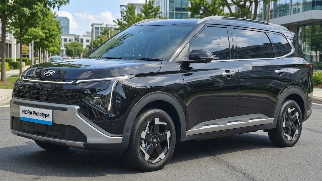 Hyundai Unveils 7-Seater Electric Car Neira With Kia Carens-Like Design