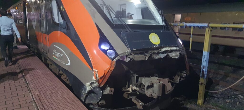 Vande Bharat Express Hits Tractor-Trolley in Hazaribagh