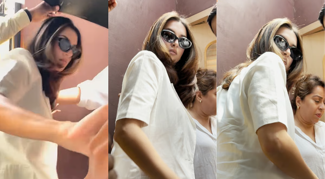 Tara Sutaria Pushes Paparazzo Away Amid Bandra Crowd