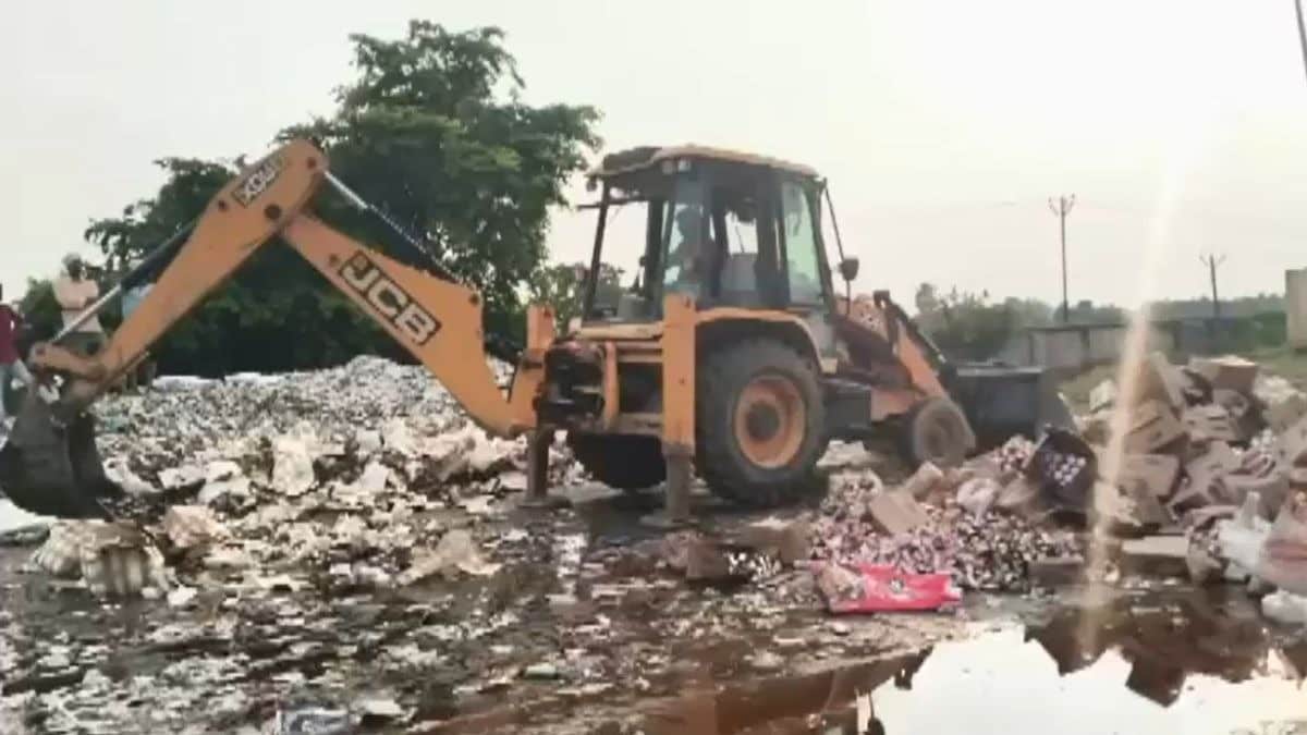 5,088 Litres of Seized Liquor Destroyed in Gopalganj
