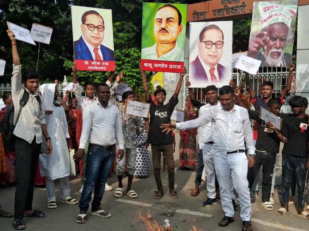 Jan Suraaj Protest Erupts in Gaya Over Reservation Sub-Classification